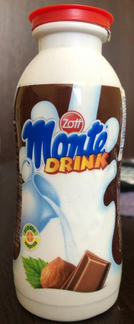 Фото - Напій молочний з шоколадом та горіхами Monte Drink Zott