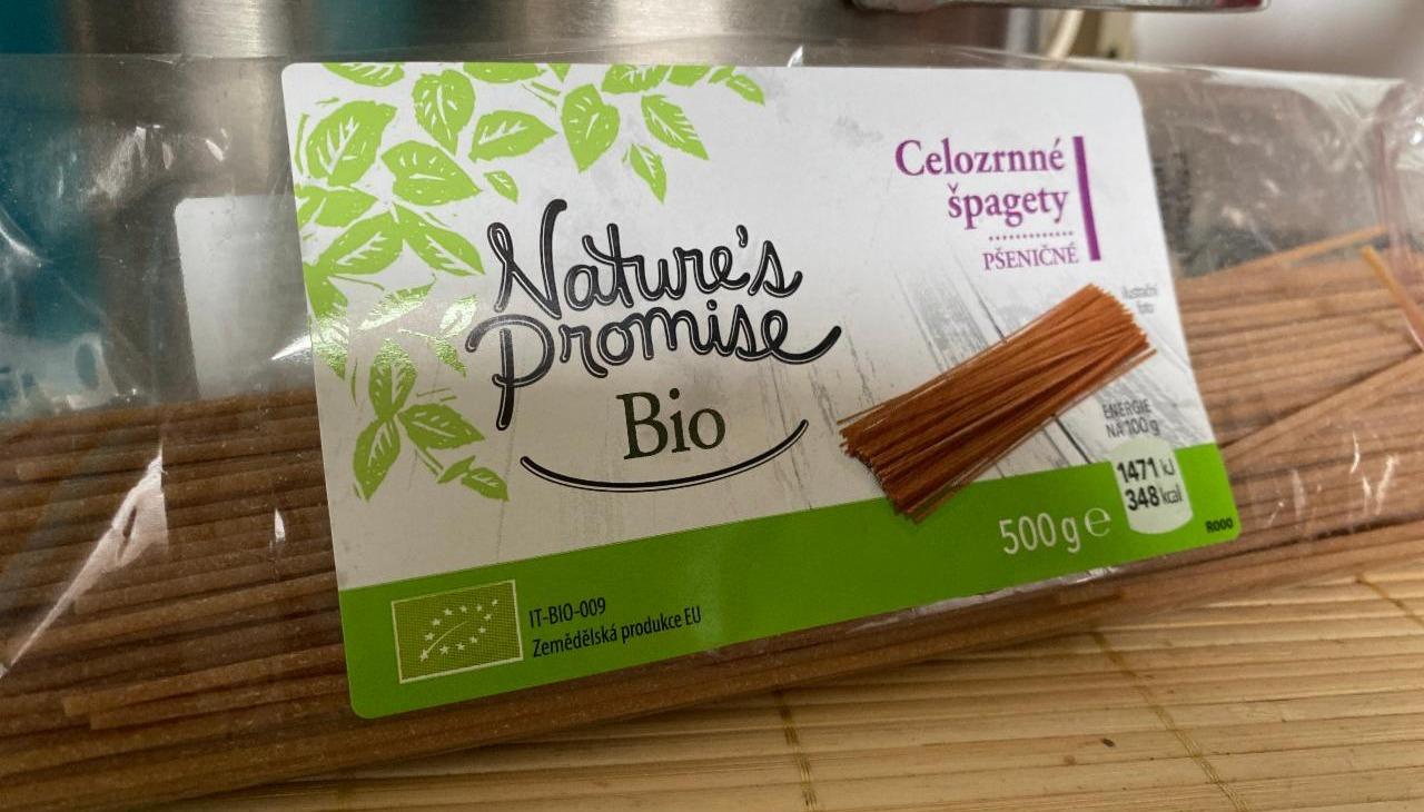 Фото - Цільнозернові пшеничні спагетті Nature's Promise Bio
