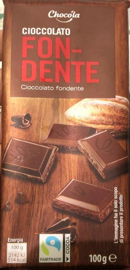 Фото - Темний шоколад Cioccolato Fondente какао 50% Chocola
