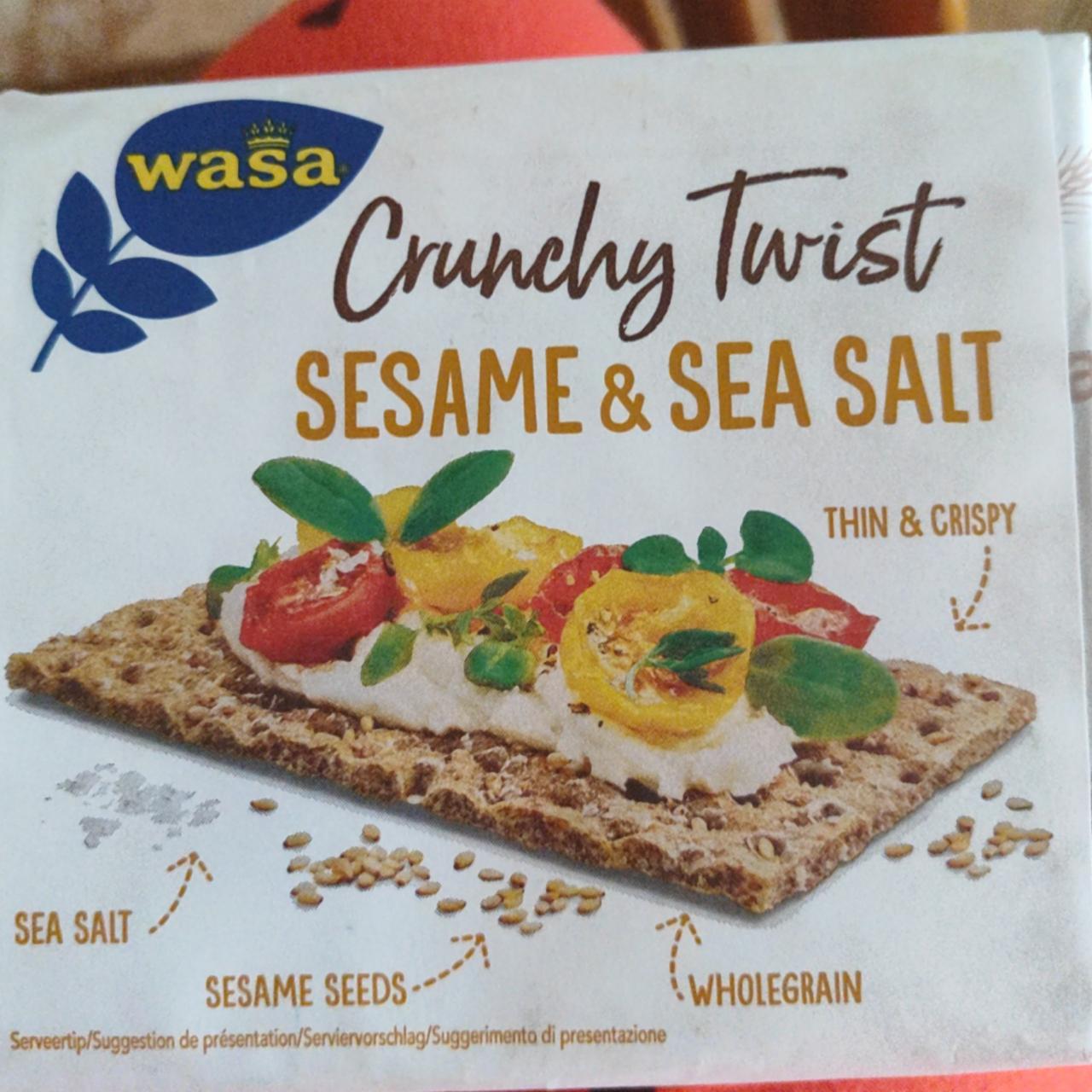 Фото - Crunchy twist sesame & salt Wasa