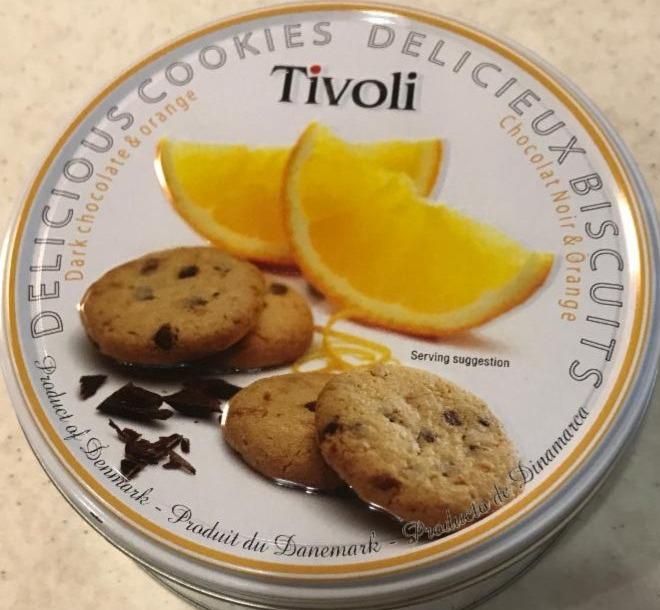 Фото - Печиво зі смаком апельсину і шматочками шоколаду Tivoli