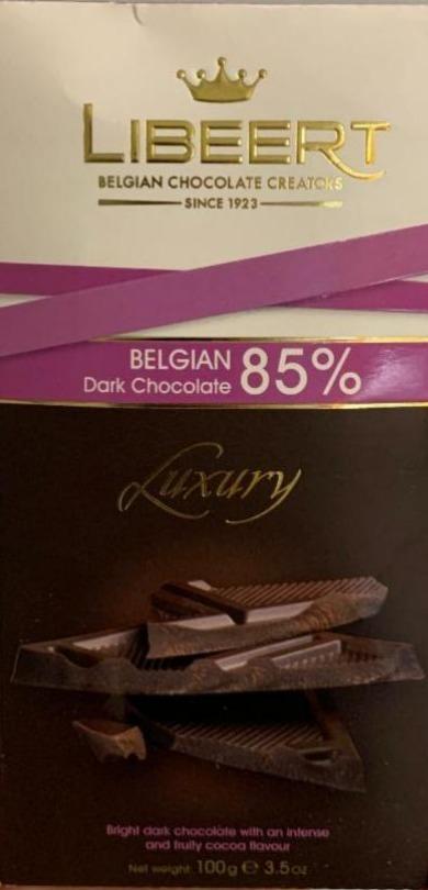 Фото - Чорний шоколад 85% какао Libeert
