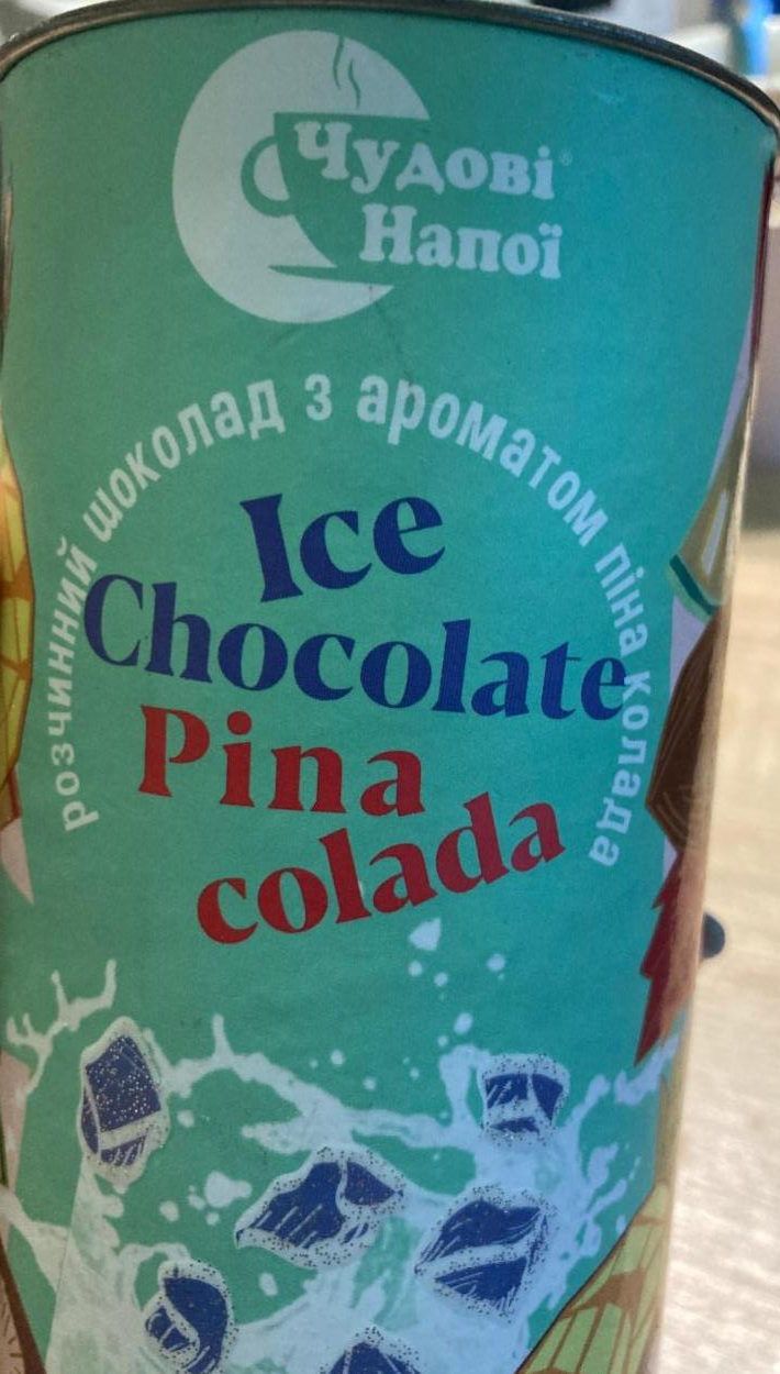 Фото - Гарячий шоколад Ice Chocolate Pina Colada з ароматом піна колади Чудові напитки