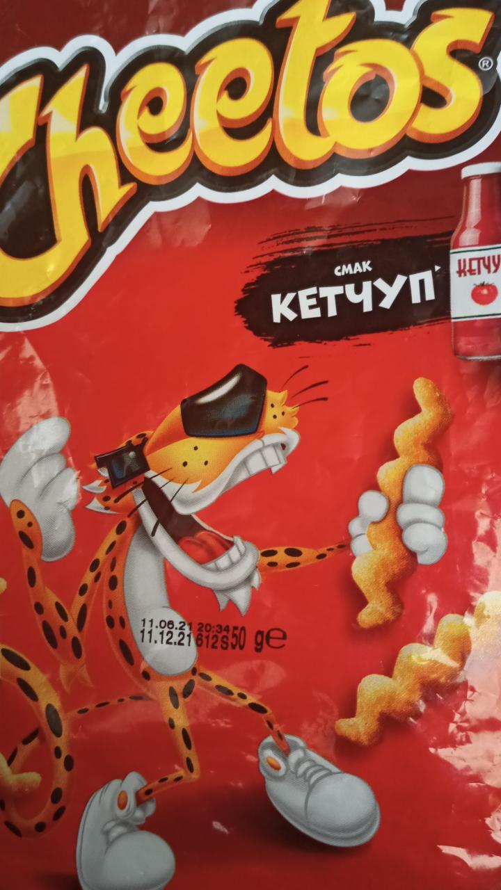 Фото - Палички кукурудзяні зі смаком кетчупу Cheetos