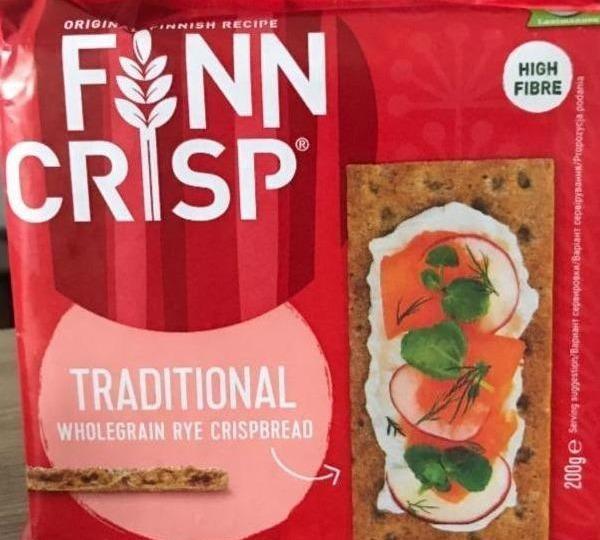 Фото - Хлібці житні цільнозернові Traditional Finn Crisp