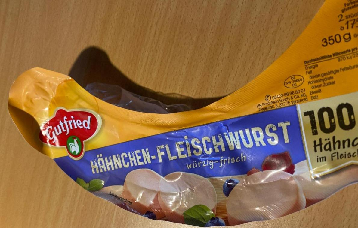 Фото - Hähnchen-Fleischwurst würzig-frisch Gutfried