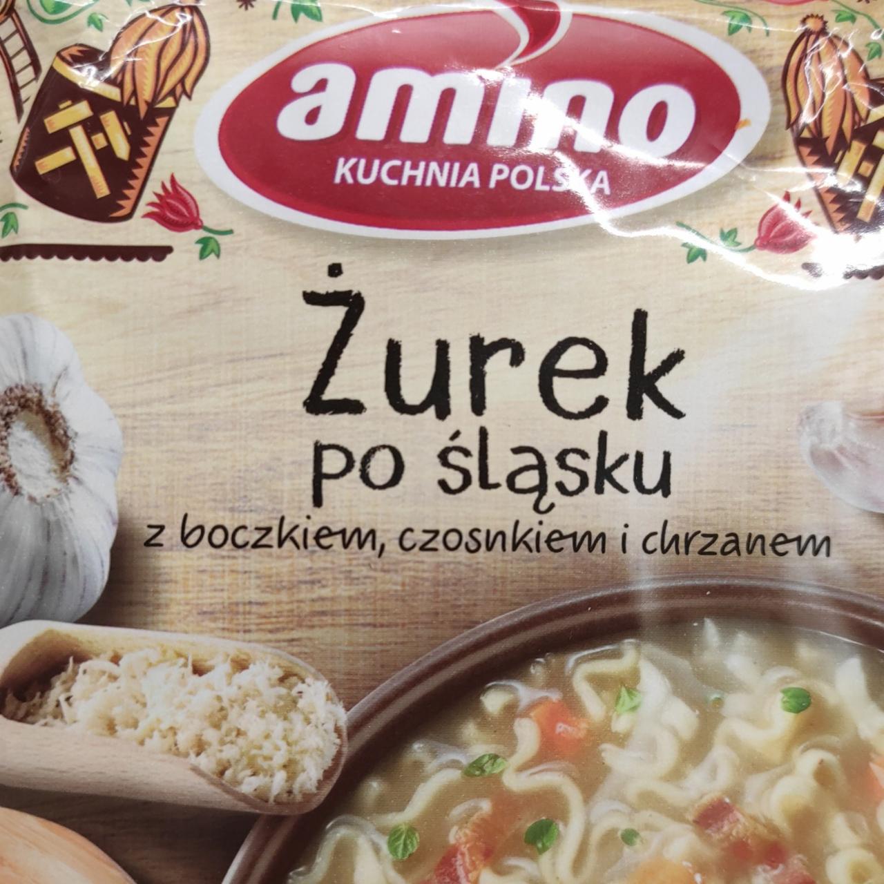 Фото - Кислий житній суп по-сілезьки Żurek po śląsku Часник та Бекон Amino