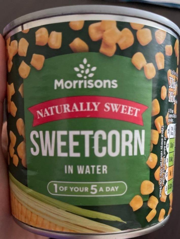 Фото - Кукурудза солодка консервована Sweetcorn Morrisons