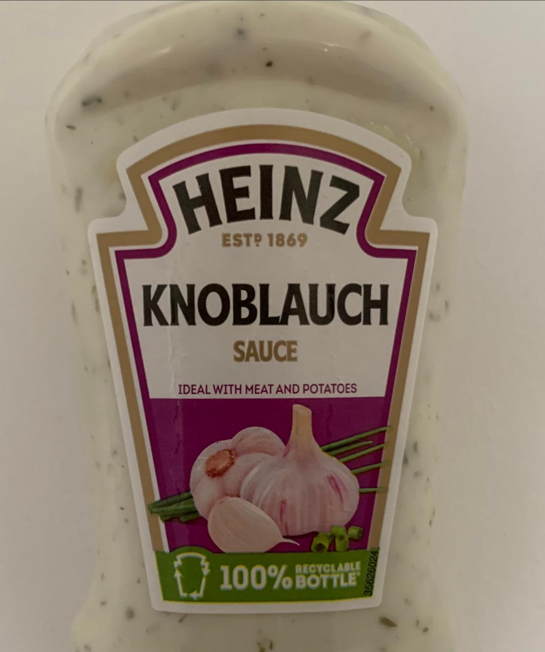 Фото - Соус часниковий Knoblauch Sauce Heinz