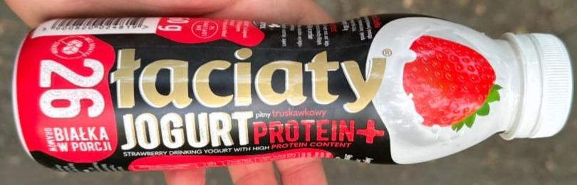 Фото - Jogurt Protein+ pitny truskawkowy Łaciaty