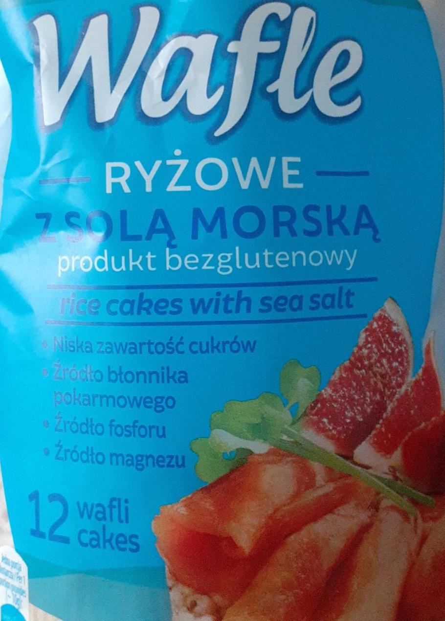 Фото - Хлібці рисові з морською сіллю Wafle Cakes Ryżowe Kupiec