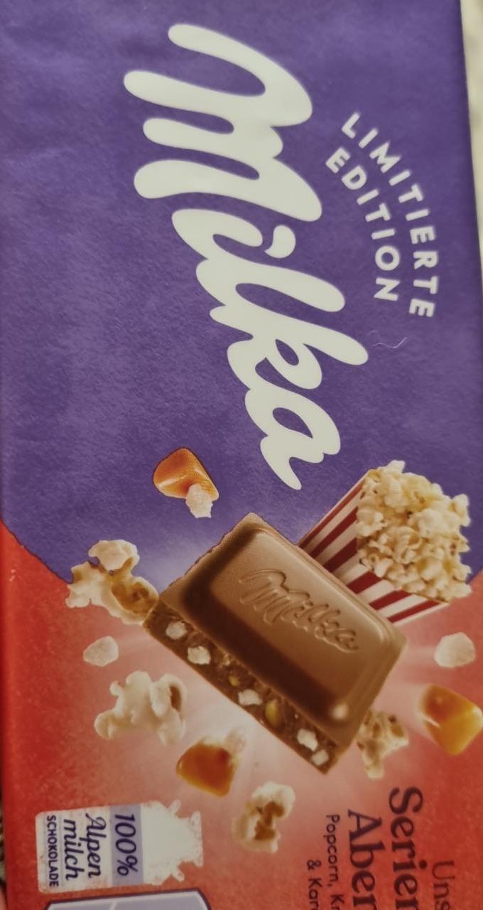 Фото - Шоколад Popcorn хрустка карамель Milka