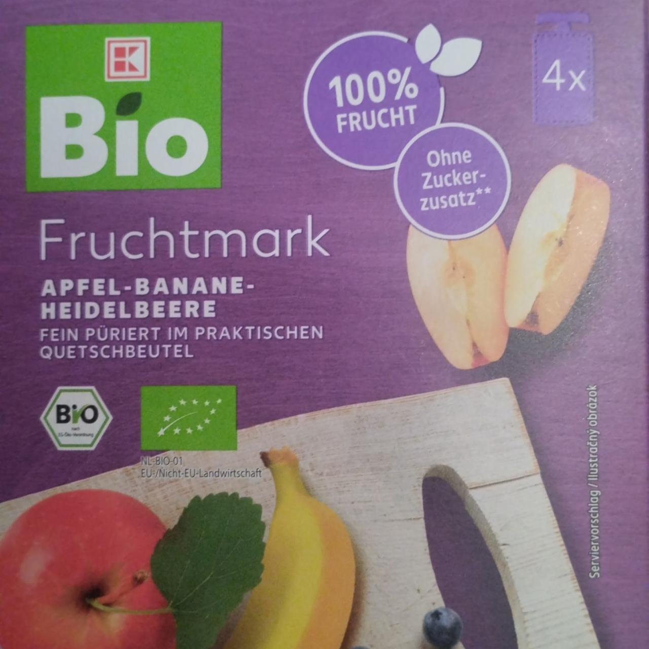 Фото - Fruchtmark apfel - banane - heidelbeere K-Bio