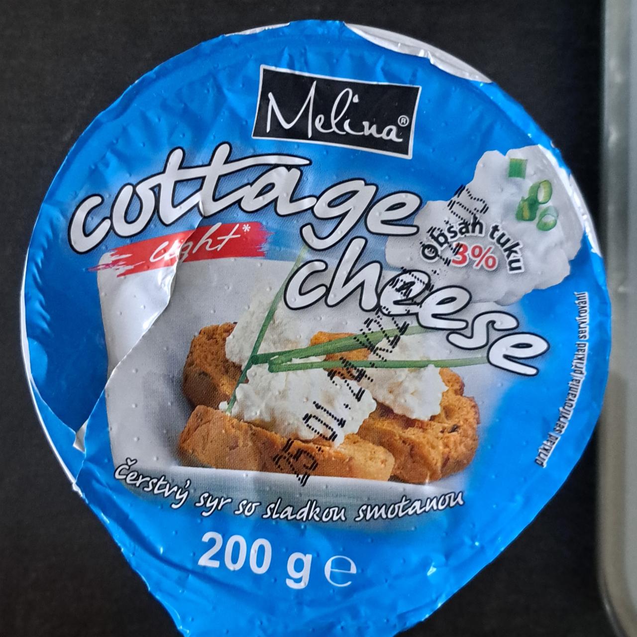 Фото - Сир кисломолочний 3% Cottage Cheese Melina