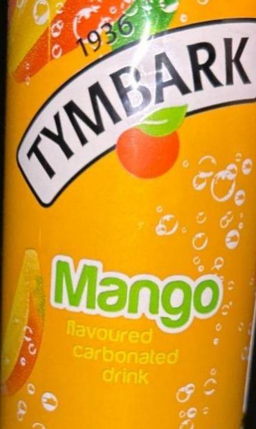 Фото - Напій безалкогольний на ароматизаторах сильногазований зі смаком манго з цукром та підсолоджувачами Tymbark
