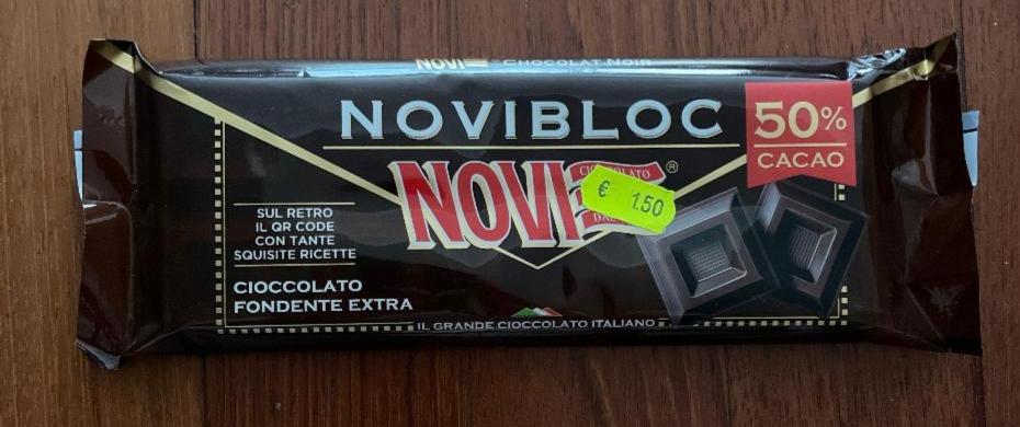 Фото - Новиблок 50% cacao Cioccolato Fondente Extra Novi