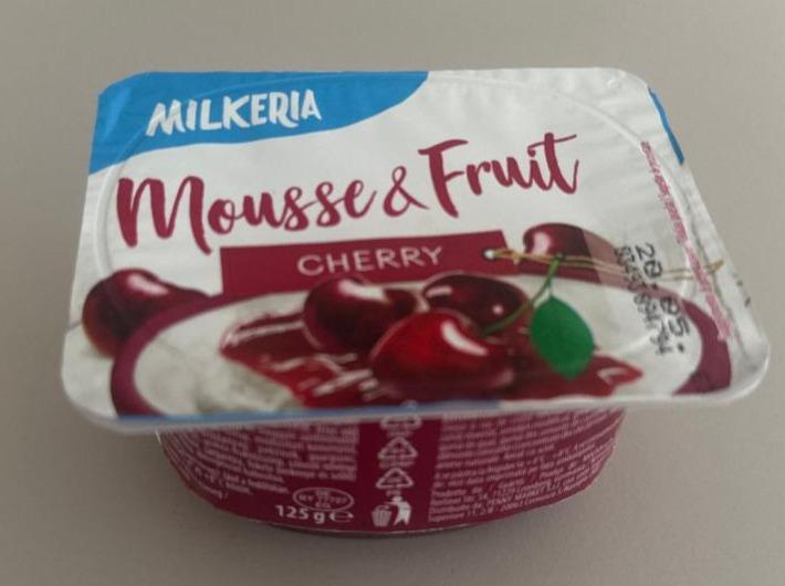 Фото - Йогурт вишневий Cherry Mousse & Fruit Milkeria