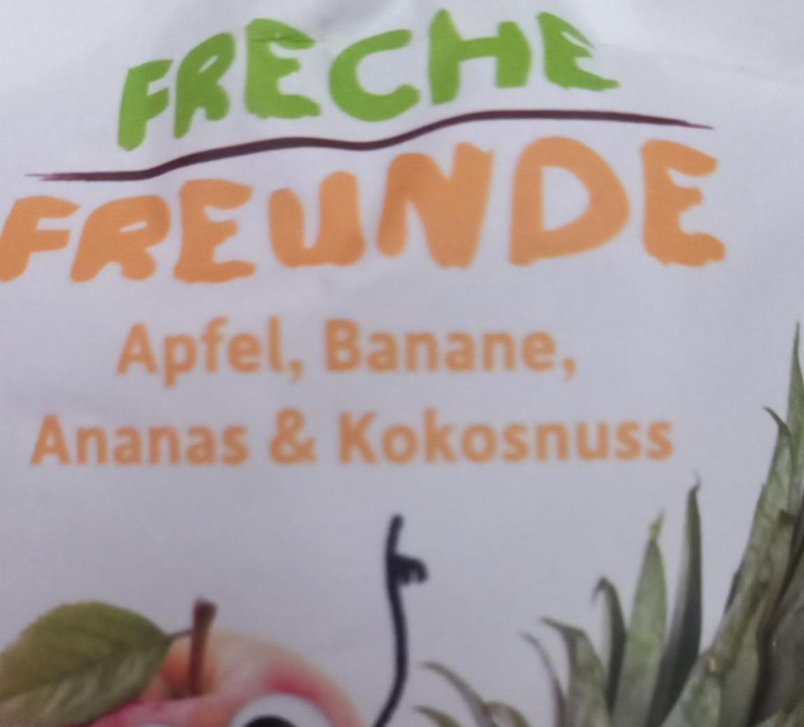 Фото - БІО Фруктовий пакетик Яблуко банан ананас і кокос Freche Freunde