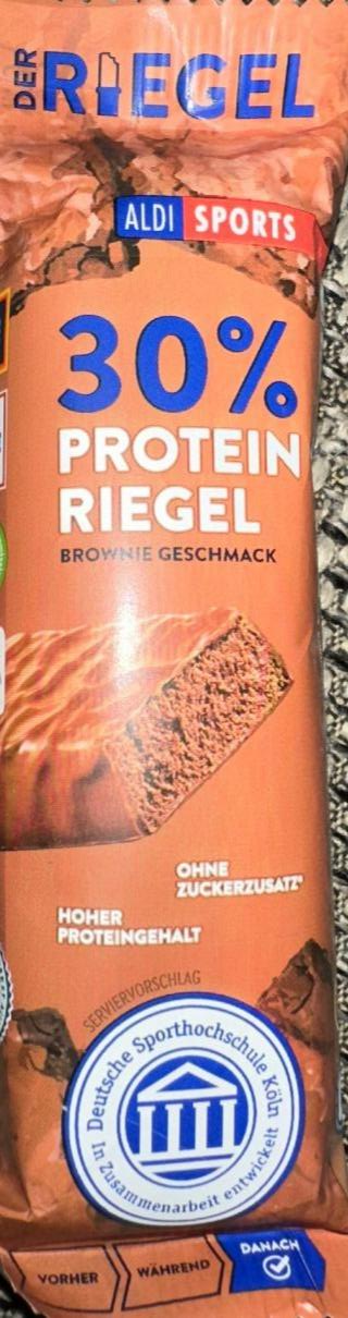 Фото - Der Riegel 30% Protein Riegel Brownie Geschmack Aldi Sports