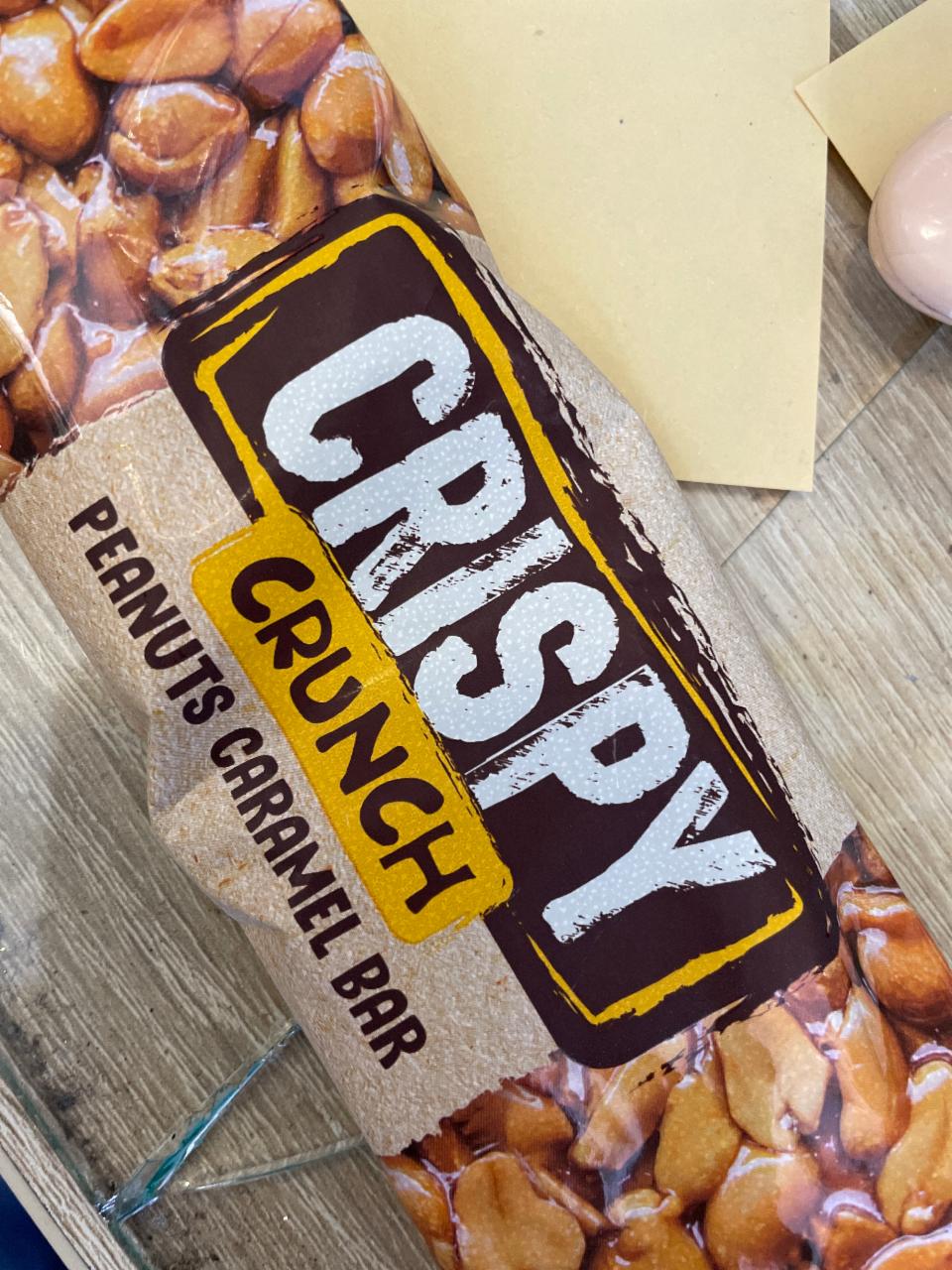 Фото - Батончик арахісовий карамельний Crunch Crispy Korona