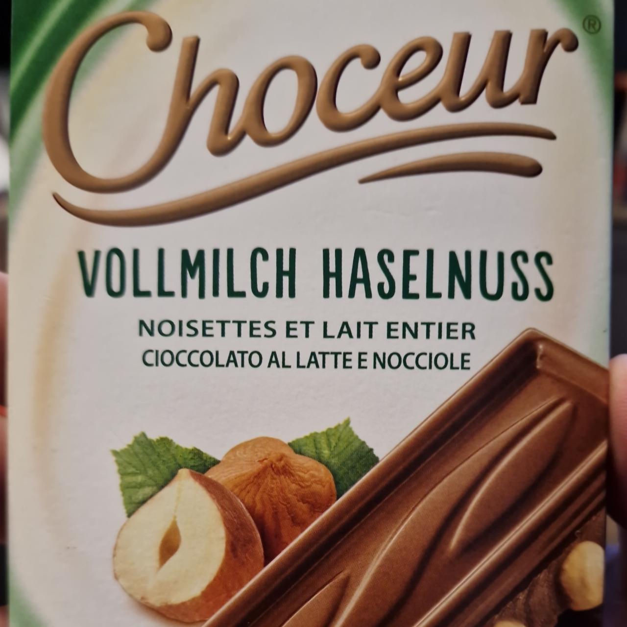 Фото - Цільномолочний шоколад Nussbeisser з горіхами Choceur