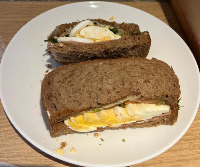 Фото - Cheese And Egg Sandwich Ham Lidl