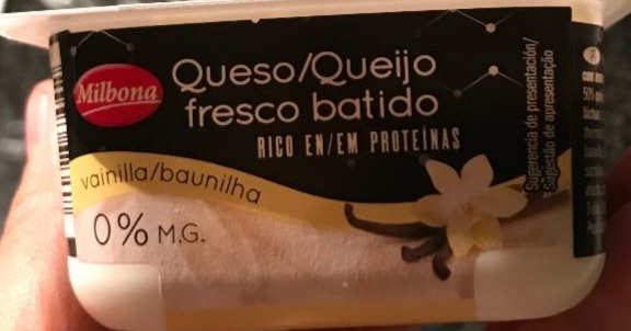 Фото - йогурт Queso протеїновий з ваніллю, Milbona