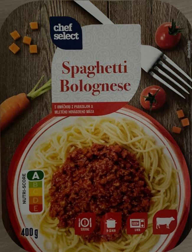 Фото - Спагетті Болоньєзе з томатом і соусом з яловичого фаршу пастеризовані Chef Select