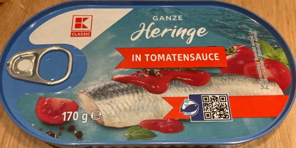 Фото - Ganze Heringe in tomatensauce K-Classic