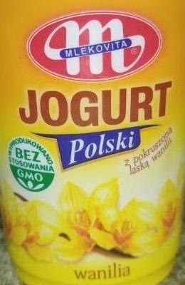 Фото - Йогурт польський ванільний зі стручками ванілі Mlekovita