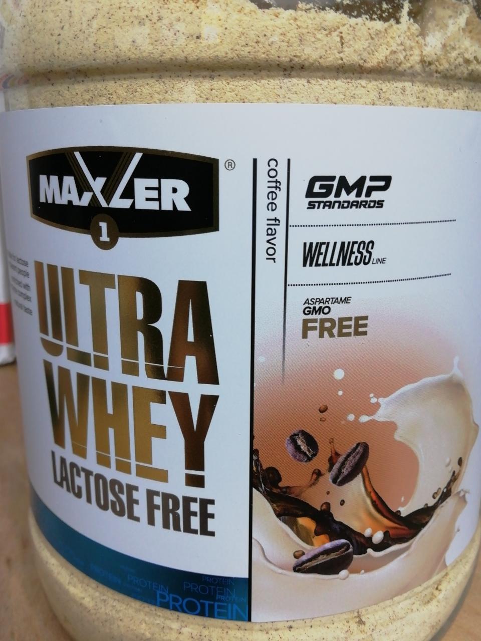 Фото - Протеїн зі смаком кави Ultra Whey Lactose Free Maxsler
