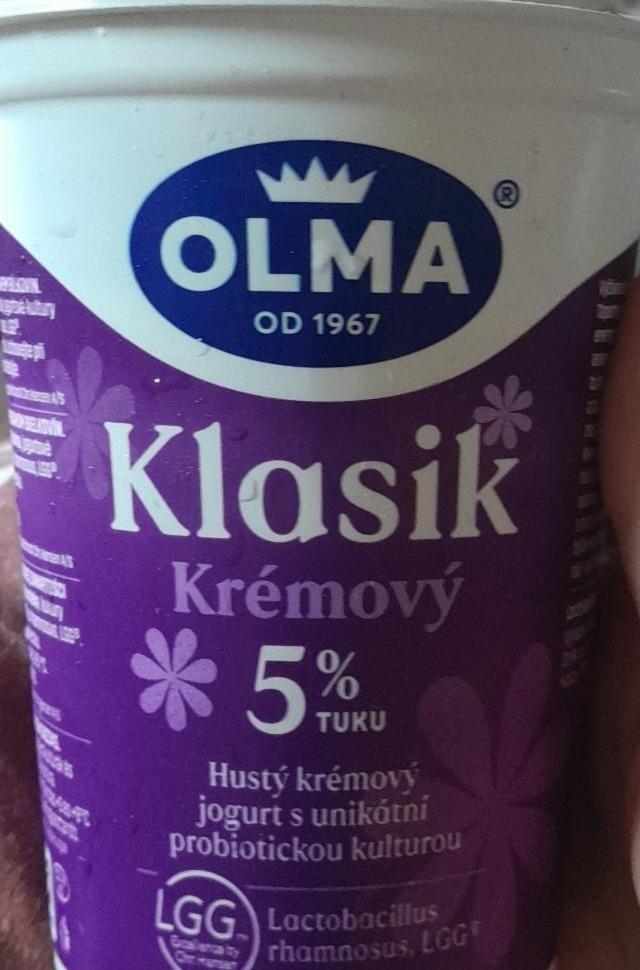Фото - Йогурт білий кремовий з високим вмістом білка Klasik Olma