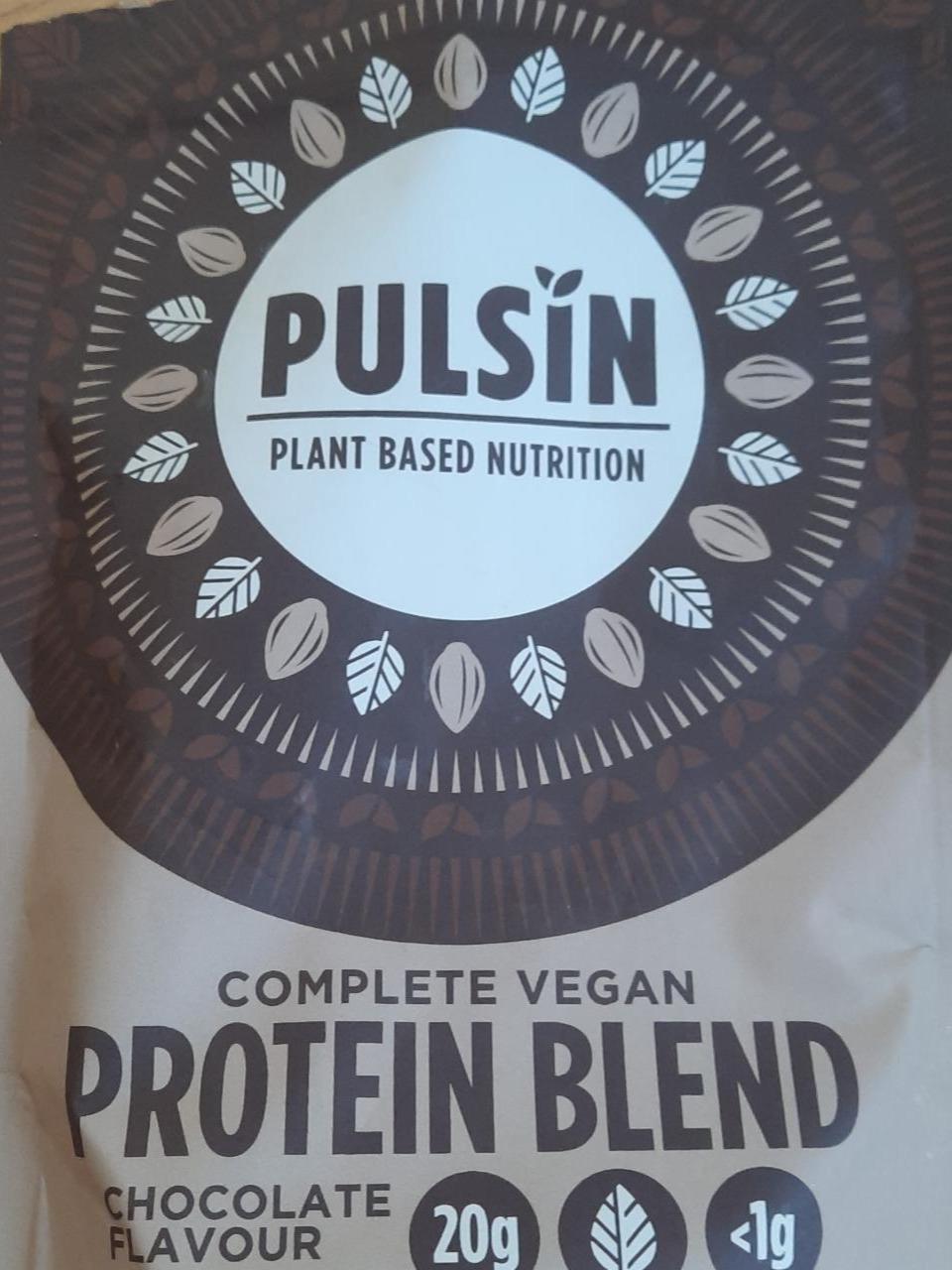Фото - Complete Vegan Protein Blend Chocolate Flavour Pulsin
