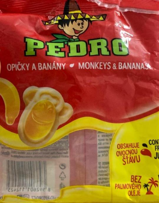 Фото - Цукерки желейні з фруктовим соком Monkeys & bananas Pedro