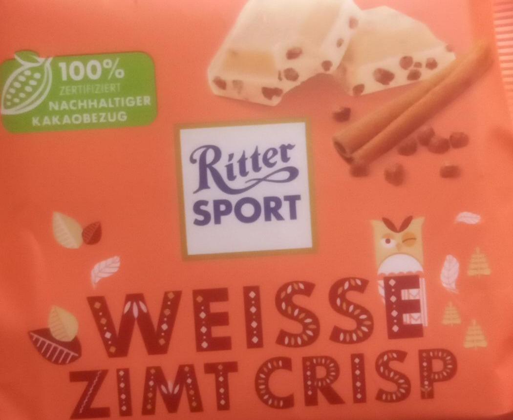 Фото - Шоколад Weisse Zimt Crisp Ritter Sport