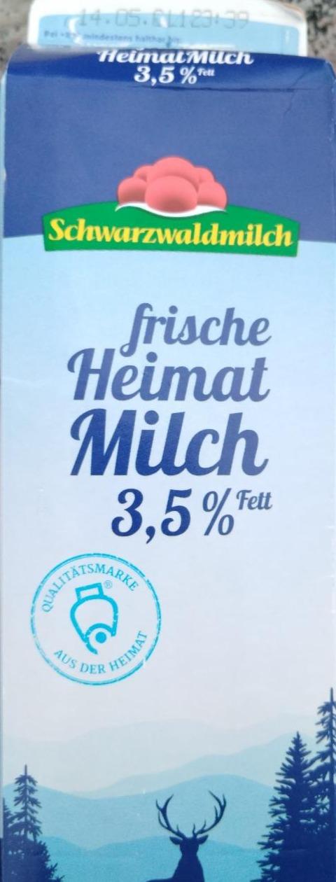 Фото - Свіже незбиране молоко 3.5 % Frische Vollmilch Schwarzwaldmilch