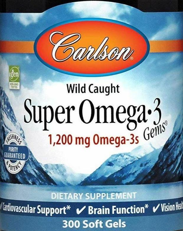 Фото - Wild Caught Super Omega-3 Gems високоефективна омега-3 із морської риби Carlson