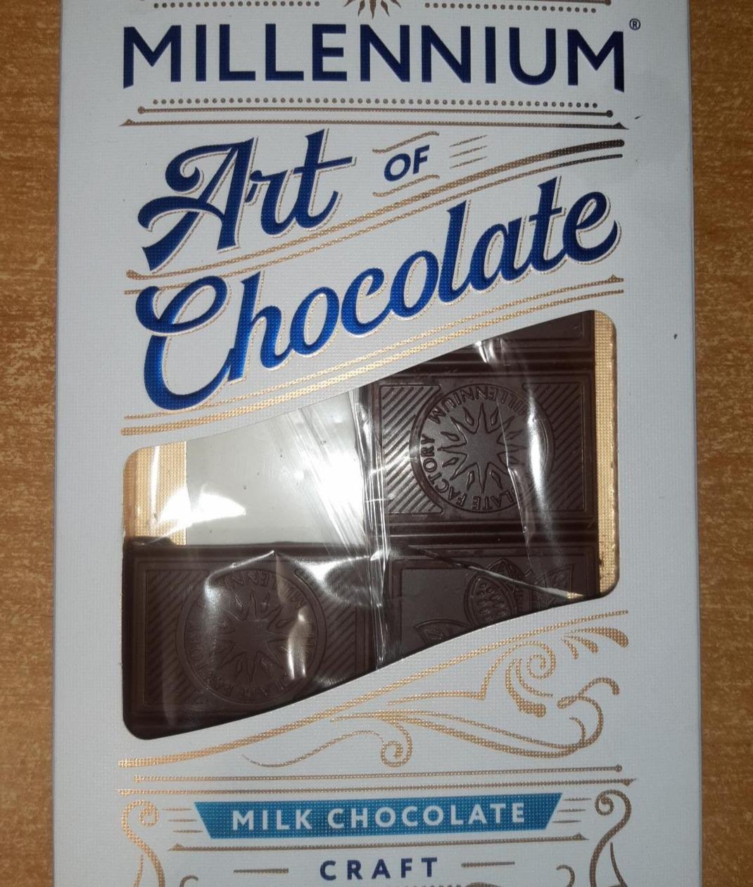 Фото - Шоколад молочний з шоколадним кранчем та печивом брауні Craft Series Millennium