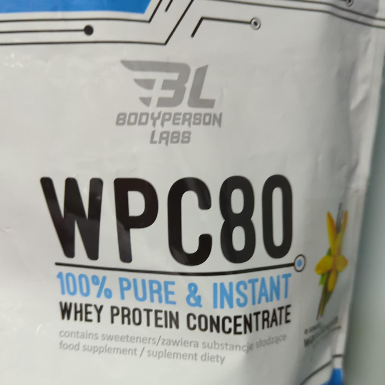 Фото - Протеїн зі смаком банану Whey Protein WPC80 Bodyperson Labs