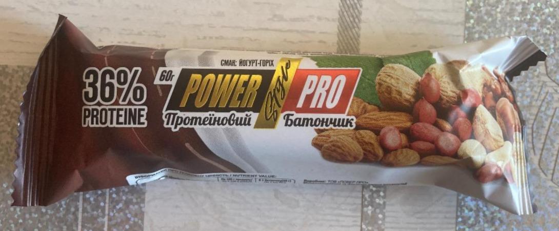 Фото - Батончик протеїновий йогурт-горіх Power Pro