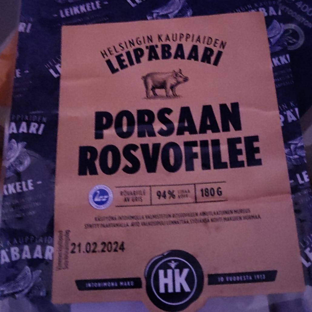 Фото - Helsingin Kauppiaiden Leipäbaari porsaan rosvofilee HK