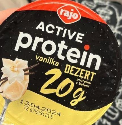 Фото - Active protein dezert vanilka Rajo