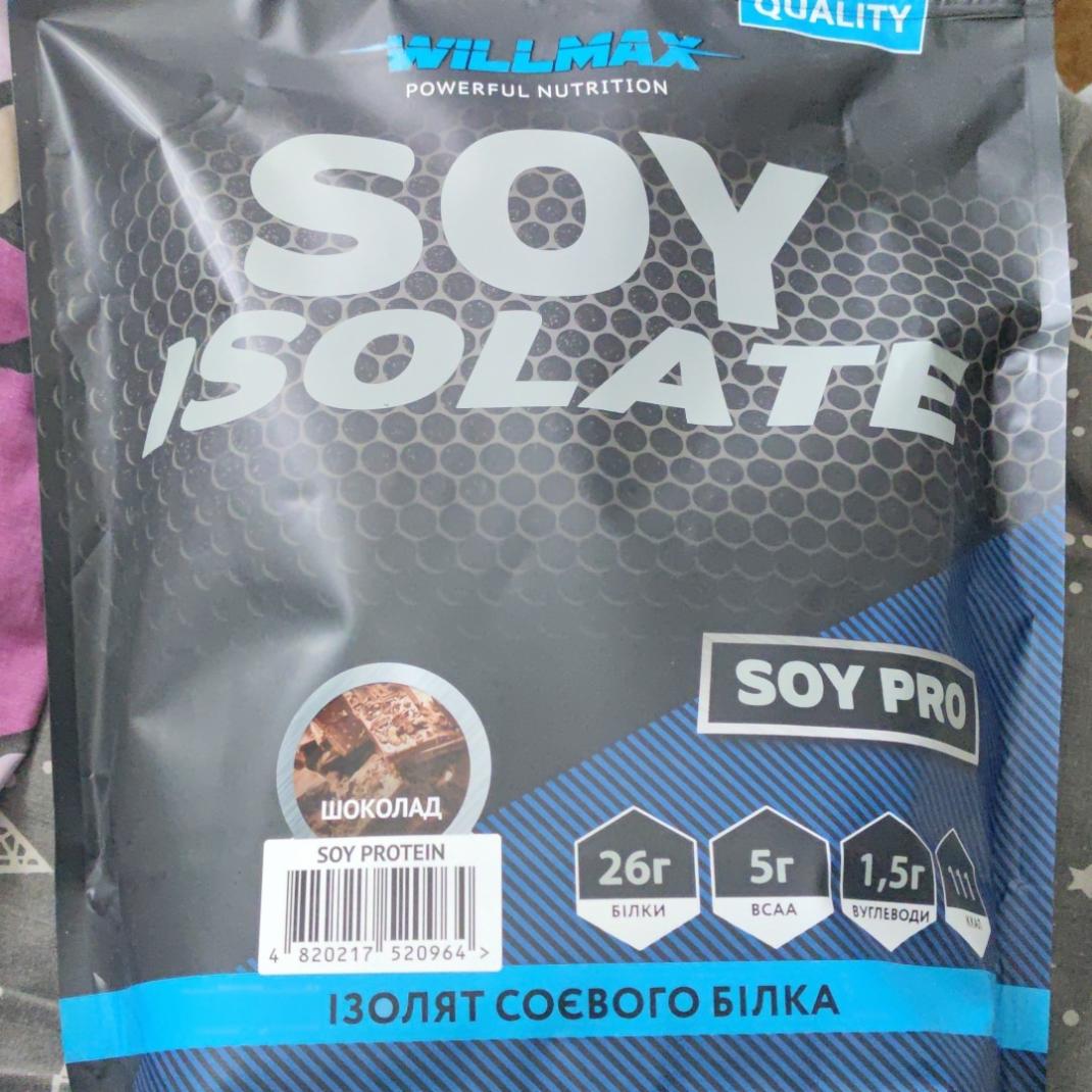 Фото - Ізолят соєвого білка зі смаком шоколаду Soy Isolate Willmax