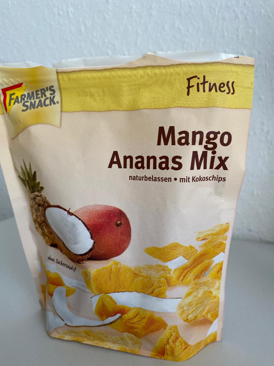 Фото - Мікс манго-ананас сушені Mango Ananas Mix Farmer's Snack
