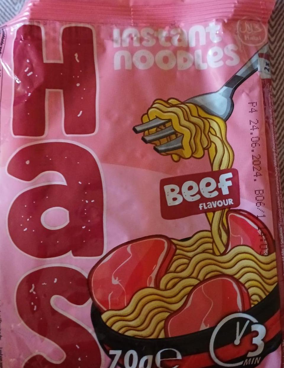 Фото - HAS instant noodles Beef Action