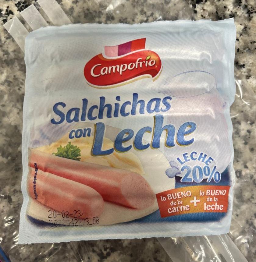 Фото - Сосиски молочні Salchichas Con Leshe Campofrio