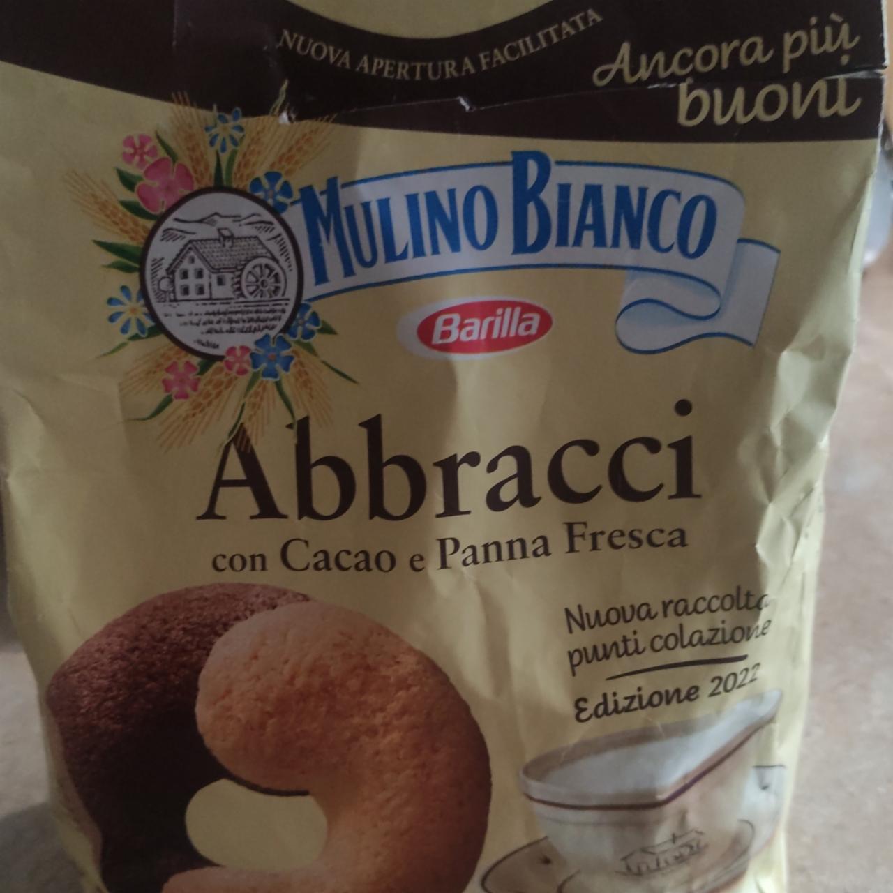 Фото - Abbracci Biscotti con Cacao e Panna Fresca Mulino Bianco