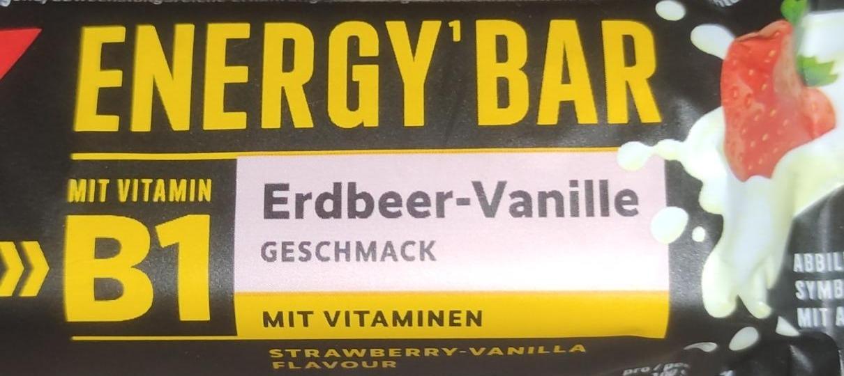 Фото - Енергетичний батончик вітамін В1 полуниця ваніль Erdbeer-vanille Power System