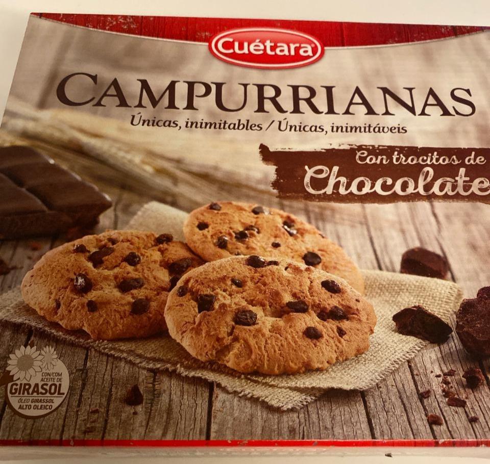 Фото - Campurrianas con chocolate Cuétara