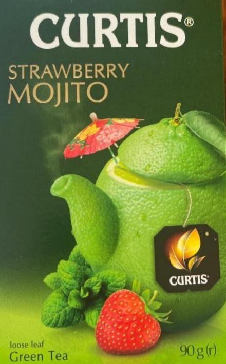 Фото - Чай зелений байховий листовий Strawberry Mojito Curtis